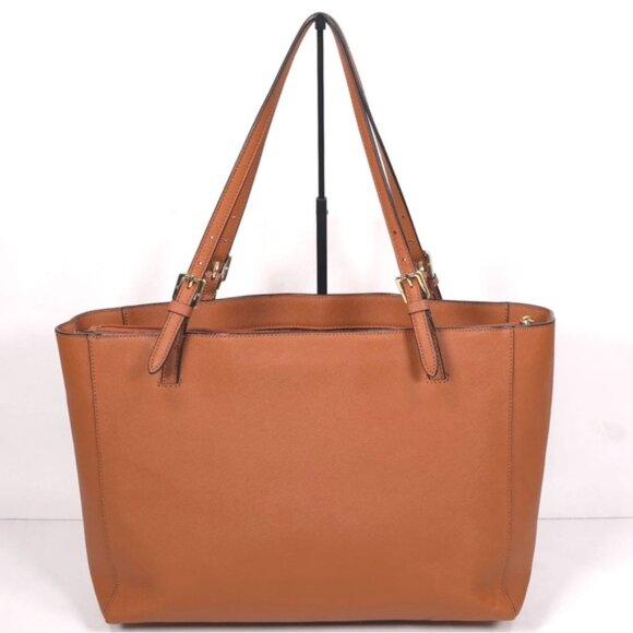 TORY‎ BURCH Brown Leather Large York Buckle Tote - Picture 2 of 15